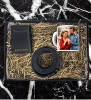 Kişiye Özel Premium Fotoğraf Tasarımlı Kupa Bardak Mekanizmalı Cüzdan Kemer Özel Hediye Seti