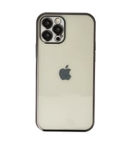 Apple iPhone 12 Pro Kılıf Razer Lensli Silikon - Siyah