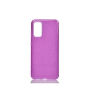 Samsung Galaxy S20 Plus Uyumlu Kılıf Zore Shining Silikon (Mor)