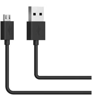 Dexim DWA107 USB to Micro USB Kablo-Siyah 1.2 Metre