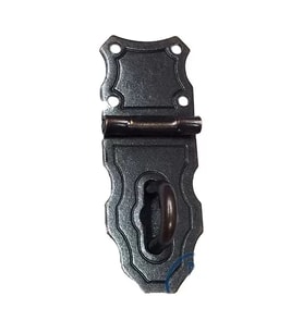 Klasik Küçük Sandık Askısı - 20x55mm, Oksit, 1 Adet