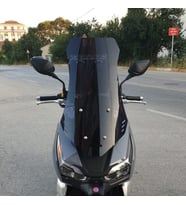 MOTOCAM RKS Freccia Ön Cam 2022-2026 Model 65cm Siyah Renkli 4mm ORTA BOYLU