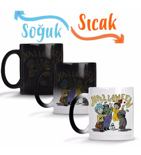 Spooky Crew Long Sihirli Kupa Bardak Porselen