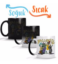 Spooky Crew Long Sihirli Kupa Bardak Porselen