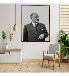 ÇERÇEVELİ ATATÜRK TABLO S198