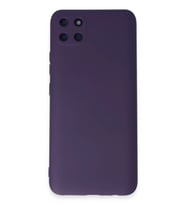 Realme C11 Kılıf Nano içi Kadife Silikon - Mor