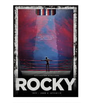 ekart Rocky Sylvester Stallone Film Afişi Tasarım Ahşap Tablo