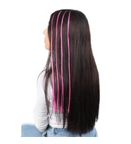 Fiber Sen Boncuk Kaynaklık Renkli / Koyu Pembe / 100 Adet