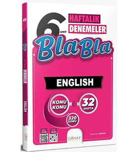 Günay Yayıncılık Günay 6 Ingilizce Haftalık Denemeler (Çok Renkli)