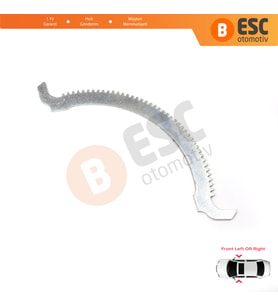 Mercedes E Class W124 S124 1986-1995 4/5 Kapı İçin Ön Kapı Makaslı Cam Kriko Tamir Hilal Dişlisi