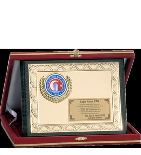ODAK KUPA - Ahşap Plaketler - PL-059 A - 18x24 cm
