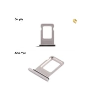 Xs Max Sim İç Yuvası Tekli Gümüş Sim yuvası sim tepsisi sim aparatı yeni sim yuvası tekli sim tepsisi sim çekmecesi