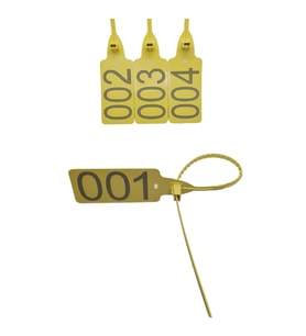 225 ADET SARI RENK BÜYÜK BOY ET BELİRLEME(KARKAS) KELEPÇESİ