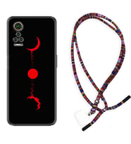 General Mobile GM 21 Pro GM 22 Pro Plus Kılıf Boyun Asklı Rasta Silikon Red Moon 1710