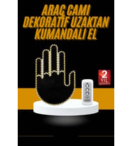 Uzaktan Kumandalı Araba Parmak Hareketi Işığı Parmak Işığı Led Araba Arka Pencere