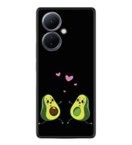 Vivo V29 Lite Kılıf Silikon Desen Özel Seri Aşık Avokadolar 1642