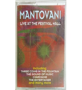 (Plak Değildir KASET tir) Mantovani Live At The Festival Hall Kaset