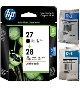 HP 27 - 28 KARTUŞ  AVANTAJLI EKONOMİK PAKET (Çok Renkli)