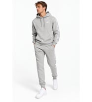 Nike Club Fleece Hoodie Track Suit Kapişonlu Pamuklu Eşofman Takımı Gri