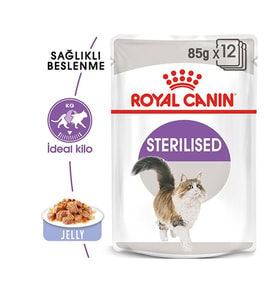 Royal Canin Sterilised Jelly Kısırlaştırılmış Kedi Konservesi Pouch 85 gr