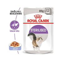 Royal Canin Sterilised Jelly Kısırlaştırılmış Kedi Konservesi Pouch 85 gr