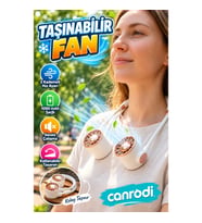 Katlanabilir USB Şarjlı Taşınabilir Mini Fan – 1000 mAh Sessiz Serinletici