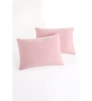 Örme %100 Pamuk Flaplı 2 Adet Yastık Kılıfı 50×70 Cm (Pembe)
