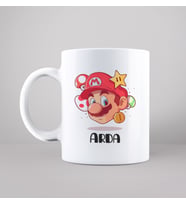 Süper Mario Tasarımlı Kupa Kişiye Özel