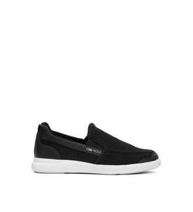 King Paolo F1182 Loafer Krakers Erkek Memory Foam Casual Ayakkabı Siyah