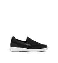 King Paolo F1182 Loafer Krakers Erkek Memory Foam Casual Ayakkabı Siyah