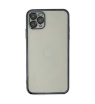 Apple iPhone 11 Pro Max Kılıf Razer Lensli Silikon - Siyah