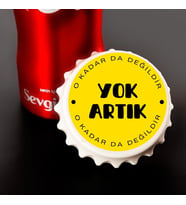 Yok Artık Okadarda Değildir Baskılı Magnet Açacak