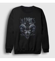 Presmono Unisex Siyah Wild In Flames Sweatshirt 85050tt