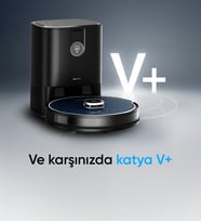 Şımart katya V+ Akıllı Robot Süpürge 15000Pa Premium Otomatik Toz Toplama Üniteli