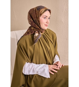 Silk Home Twill İpek Desenli Eşarp 11526