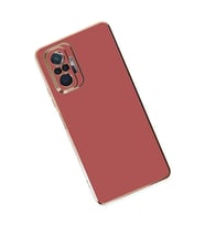 Newface Xiaomi Redmi Note 10 Pro Kılıf Volet Silikon - Kırmızı