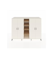 Kronos Dolap 12 Raflı 4 Kapaklı 220x59x163 Aytaşı-Aytaşı/Çam