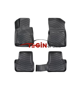 Citroen C3 2009 3D Havuzlu Paspas Siyah