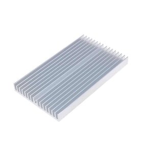 6cm x 10cm x 1cm Alüminyum Metal Soğutucu Blok Radyatör Amfi Led Entegre Transistor