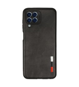 Samsung Galaxy M33 Kılıf Loop Deri Silikon - Siyah