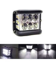 Off Road Led Projektör Çalışma Sis Lambası Beyaz 3 Modlu Beyaz Flashlı 12 Ledli ONP0524