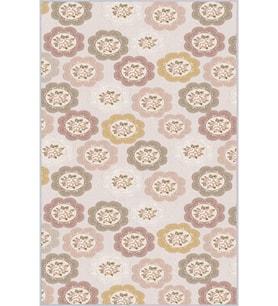 Eliana Home Baskılı, Yıkanabilir Kaymaz Taban Salon Halısı LNA1225 100x150 cm (Bej)