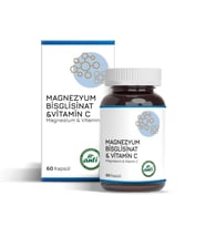 Anti Magnezyum Bisglisinat & Vitamin C 60 Kapsül