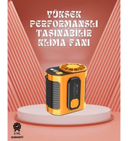 Sessiz Turbo Fan – Kamp, Spor, Ofis İçin Taşınabilir Mini Soğutucu
