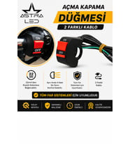 ATV Motosiklet Sis Farı Açma Kapama Gidon Düğmesi