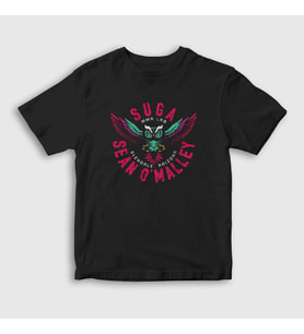 Presmono Unisex Çocuk Siyah Owl Ufc Mma Suga Sean O'malley T-Shirt 481252tt