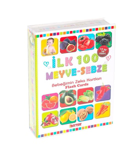 1765 Flash Card İlk 100 Meyveler Eği̇ti̇ci̇ Kartlar