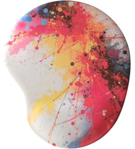 Oval Baskılı Bilek Destekli Kum Desen Tip Kaymaz Taban Optik Bilgisayar Notebook Mouse Pad Maus Pad (Karmaşa)