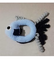 Balık Çıngırak Amigurumi Organik Oyuncak
