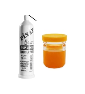 Northcity Pinax Tüp Lehim Teli 25 Gr 1.2mm + Lehim Pastası - 40gr